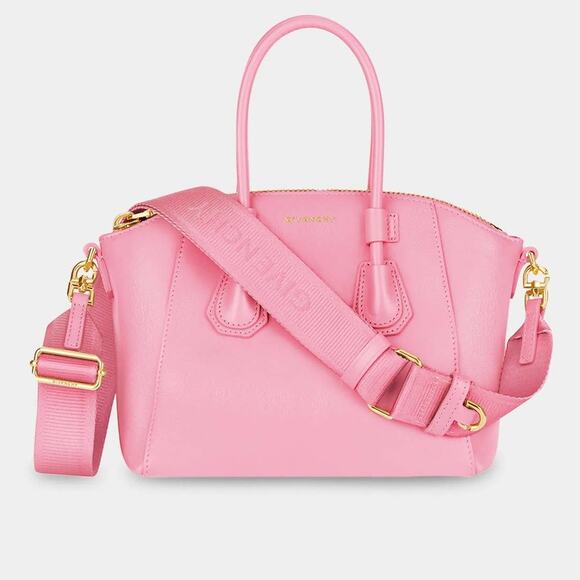 Givenchy Mini Antigona Sport Pink Satchel Crossbody Shoulder Bag - Picture 1 of 16
